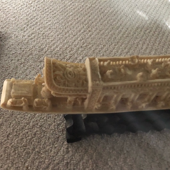 Vintage Chinese Carved Boat - Picture 5 of 11